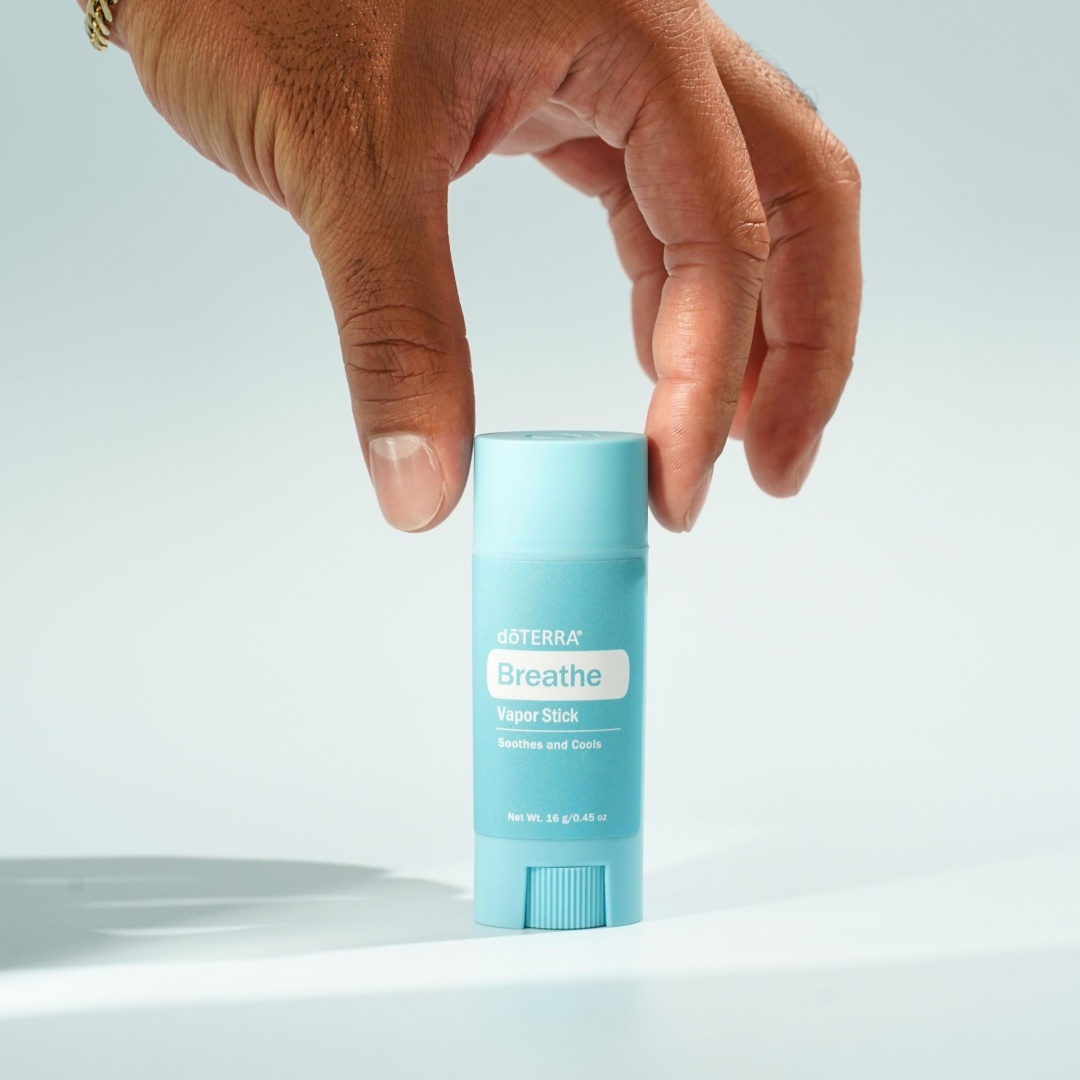 DoTERRA ингалятор-карандаш Breathe лимон, мята, эвкалипт, чайное дерево, ментол, кардамон, равенсара, камфора 16 г