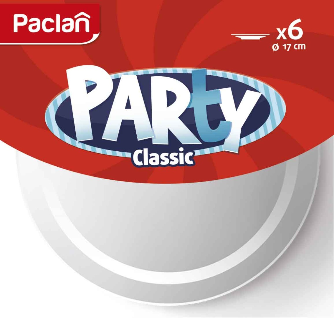 Paclan тарелка Party Classic белый 6 шт