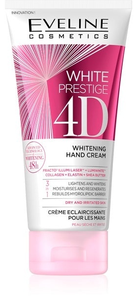 Eveline Cosmetics White Prestige 4D Whitening Hand Cream крем для рук 100 мл