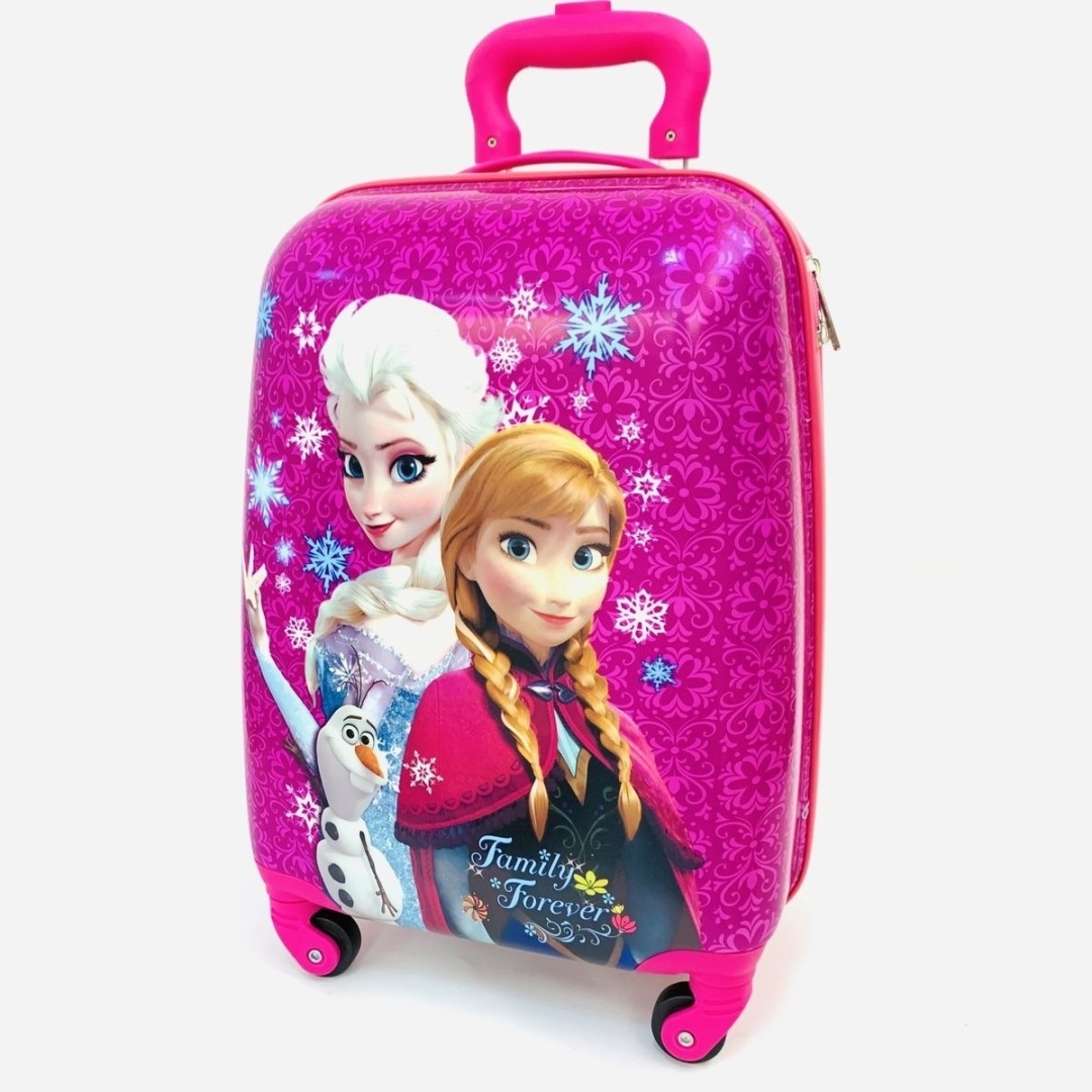 Чемодан Wau Frozen поликарбонат 26 л фиолетовый
