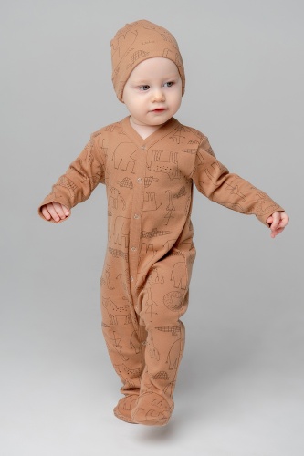 Слип Crockid коричневый