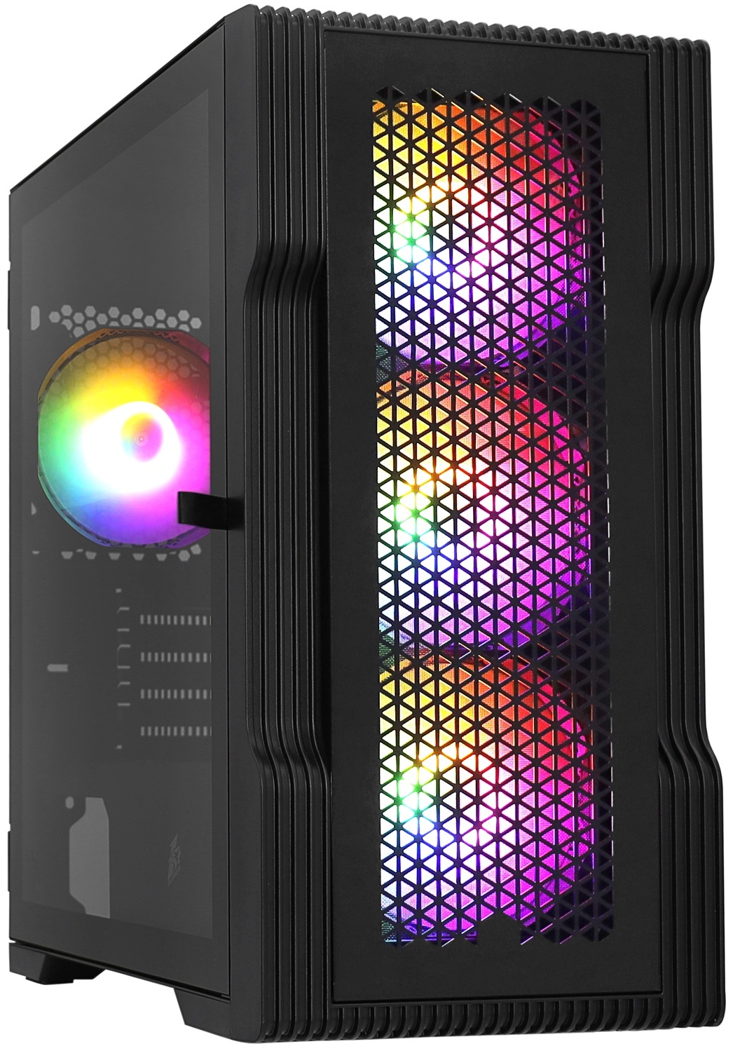 Корпус 1STPLAYER TRILOBITE T3-BK-4F1 черный