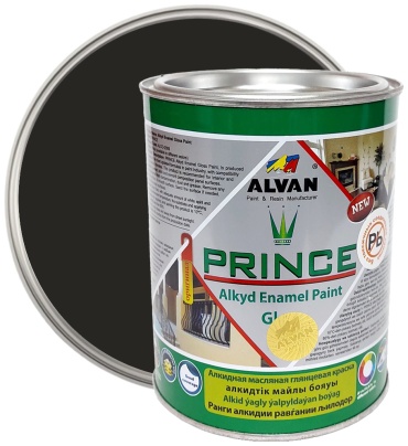 Alvan эмаль глянцевая Prince 3.5 кг, тон 134 dark chocolate