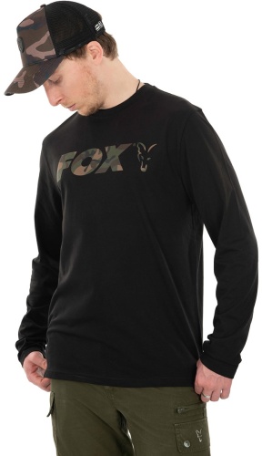 Лонгслив FOX Black Camo LS черный M