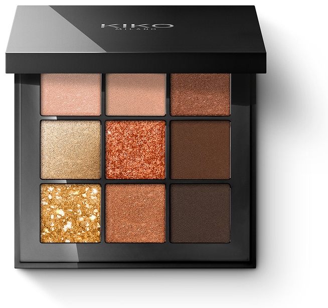 KIKO тени рассыпчатые Milano Glamour multi finish №01