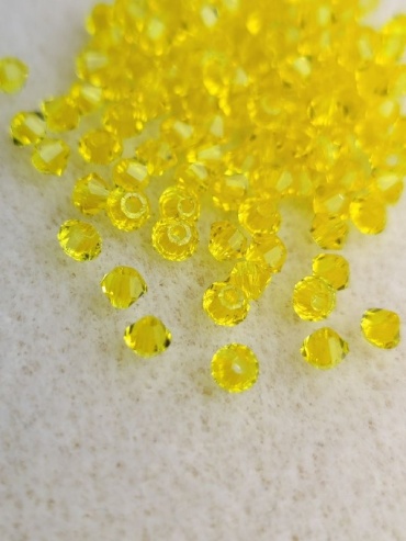 Бусины Preciosa Citrine-4mm 10 шт