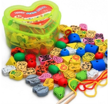 Шнуровка Wood toys Сердце