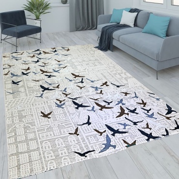 Ковер Bal Tekstil 250x350 см, длинный ворс, Казахстан