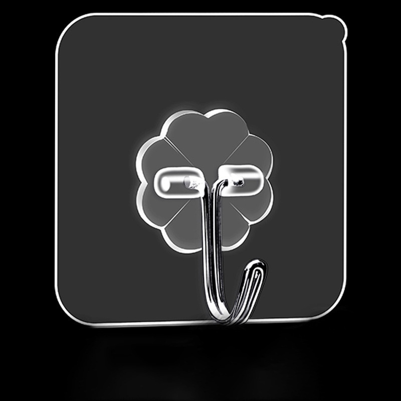 Крючок Прозрачный 5 шт, пластик
