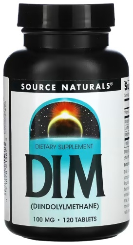 Source Naturals БАД DIM (Diindolylmethane) 120 таблеток