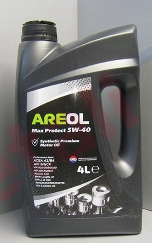 Синтетическое AREOL Max 5W-40 4 л