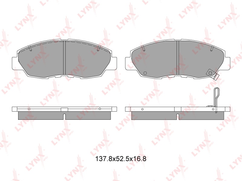 Колодки LYNXauto передние BD3410 4 шт