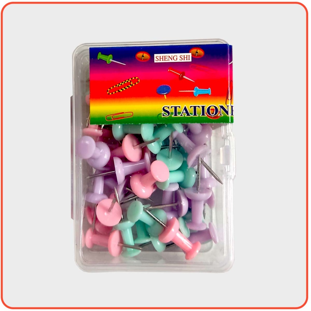 Кнопки силовые Stationery Team CP-50, 50 шт, мультиколор