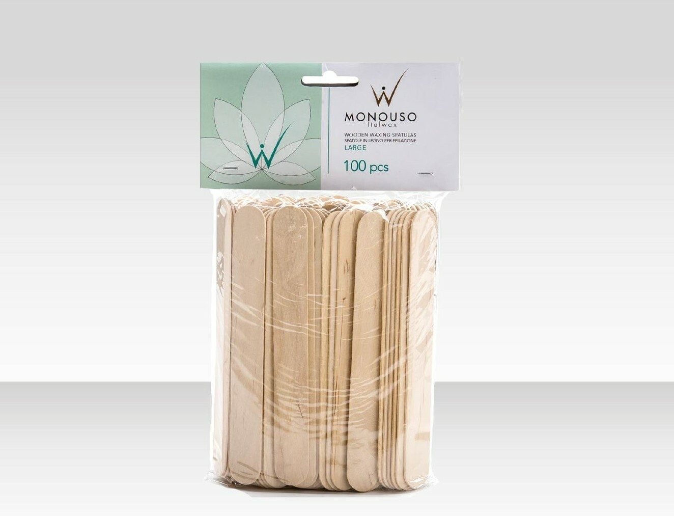 ITALWAX шпатель для депиляции дерево 100 шт