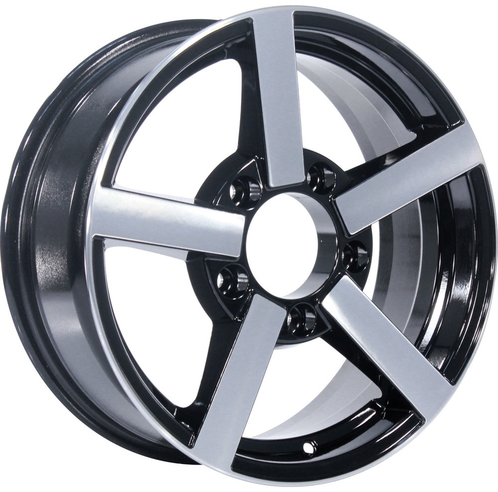 Cross Street CR-25 6.5x16/5x139.7 D98.6 ET35 черный, серебристый