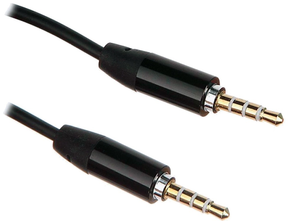 Кабель Continent AUX-210BK 3.5 mm jack - 3.5 mm jack 1.3 м