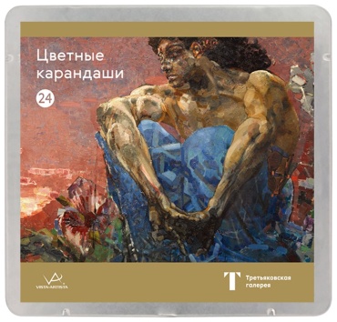 Цветной карандаш Vista-Artista форма круглая 24 шт