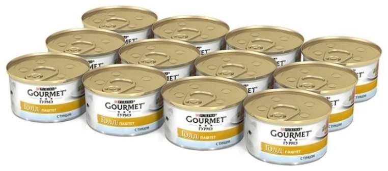 Купить Корм Gourmet паштет тунец 85 г 12 шт в Алматы – Магазин на Kaspi.kz
