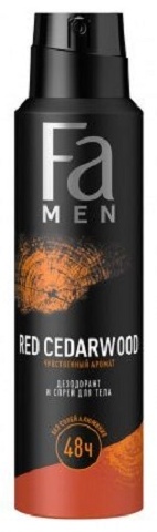 FA Red Cedarwood дезодорант для мужчин 150 мл