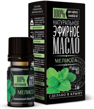 Крымские масла эфирное масло 4673742699113 мелисса 5 мл