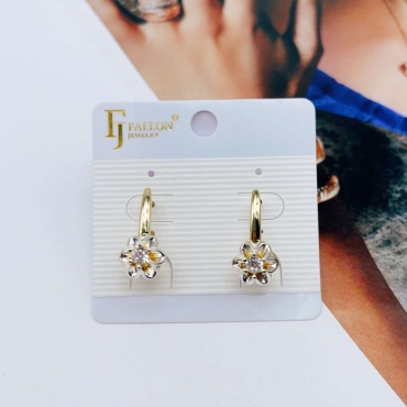 Серьги Fallon Jewelry бижутерный сплав, ювелирный сплав, медицинское золото, кристалл