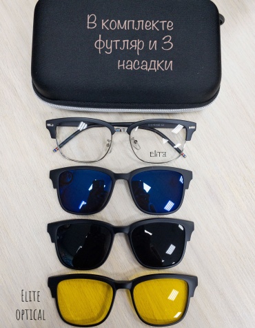 Elite Optical N.K.Karl для вождения Солнцезащитные поляризационные готовые очки для зрения, водительские (11395) черный -1