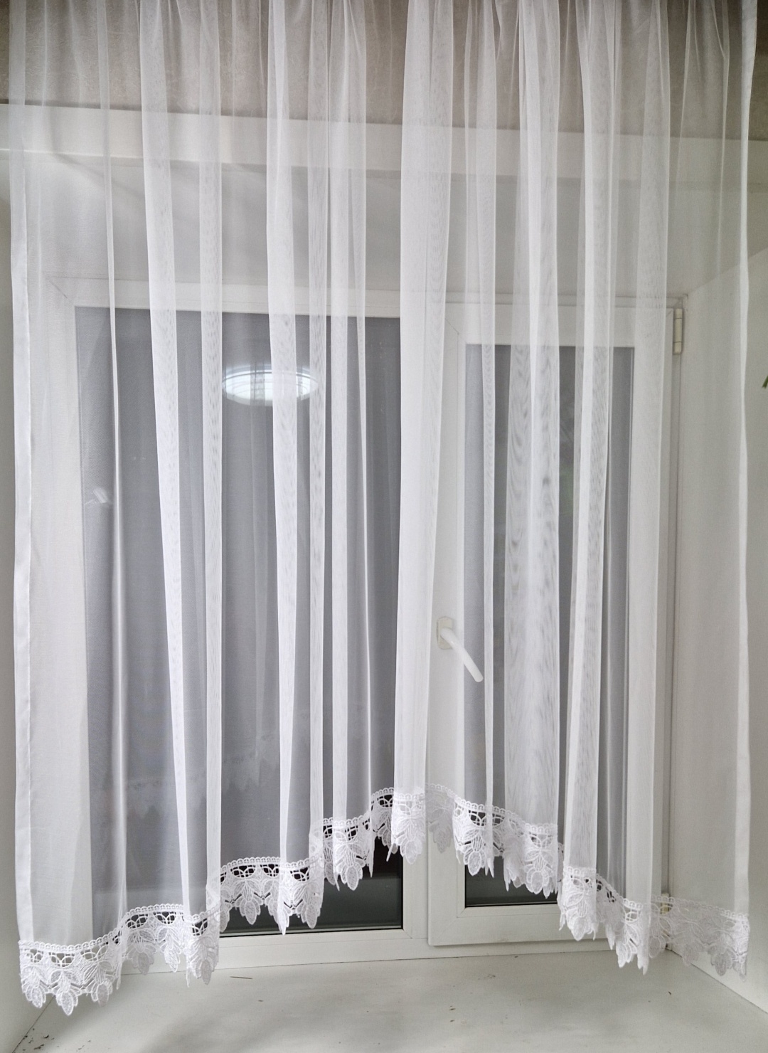 Занавеска 300x150 см 1 шт, сетка, белый