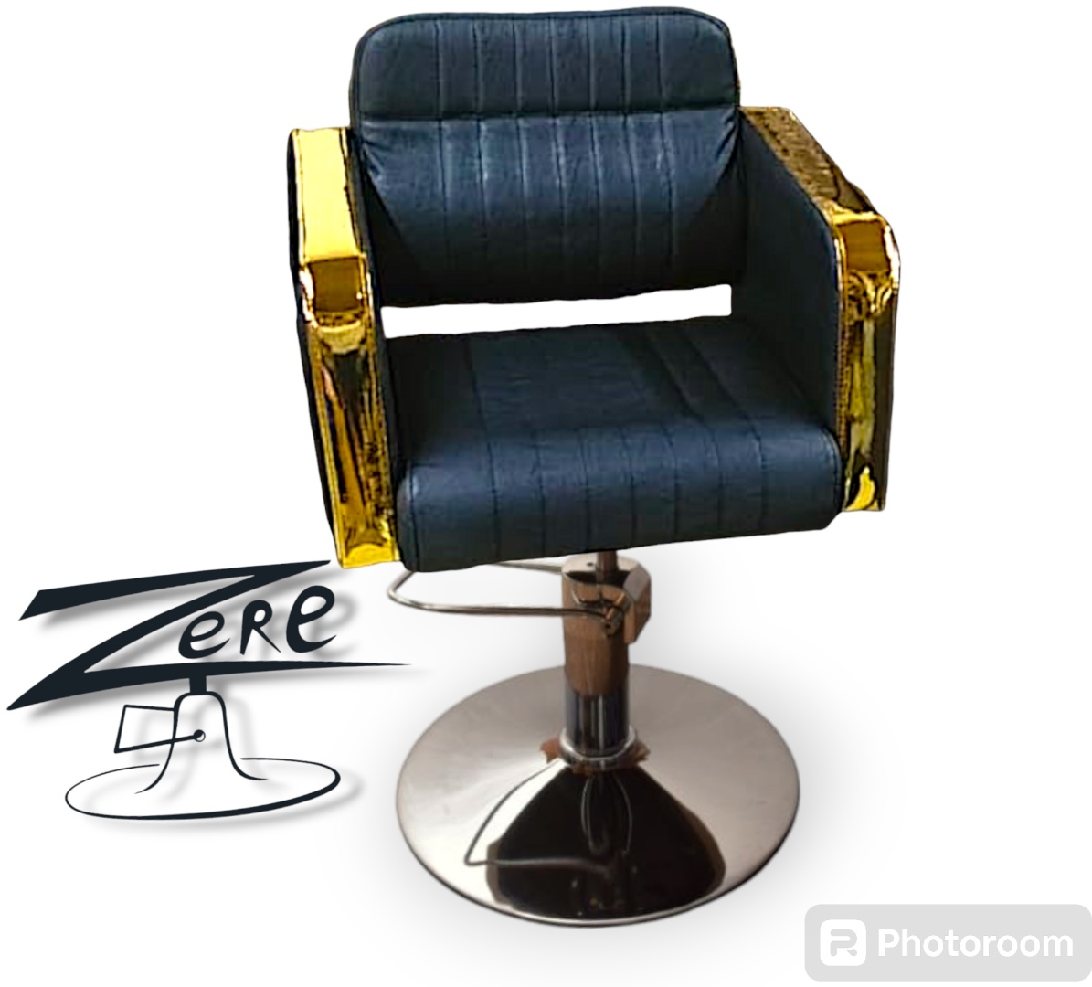 Zere кресло черный, золотистый 60х60 см