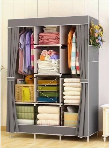 Система хранения для одежды Home Comfort металл, текстиль, 130x45x170 см