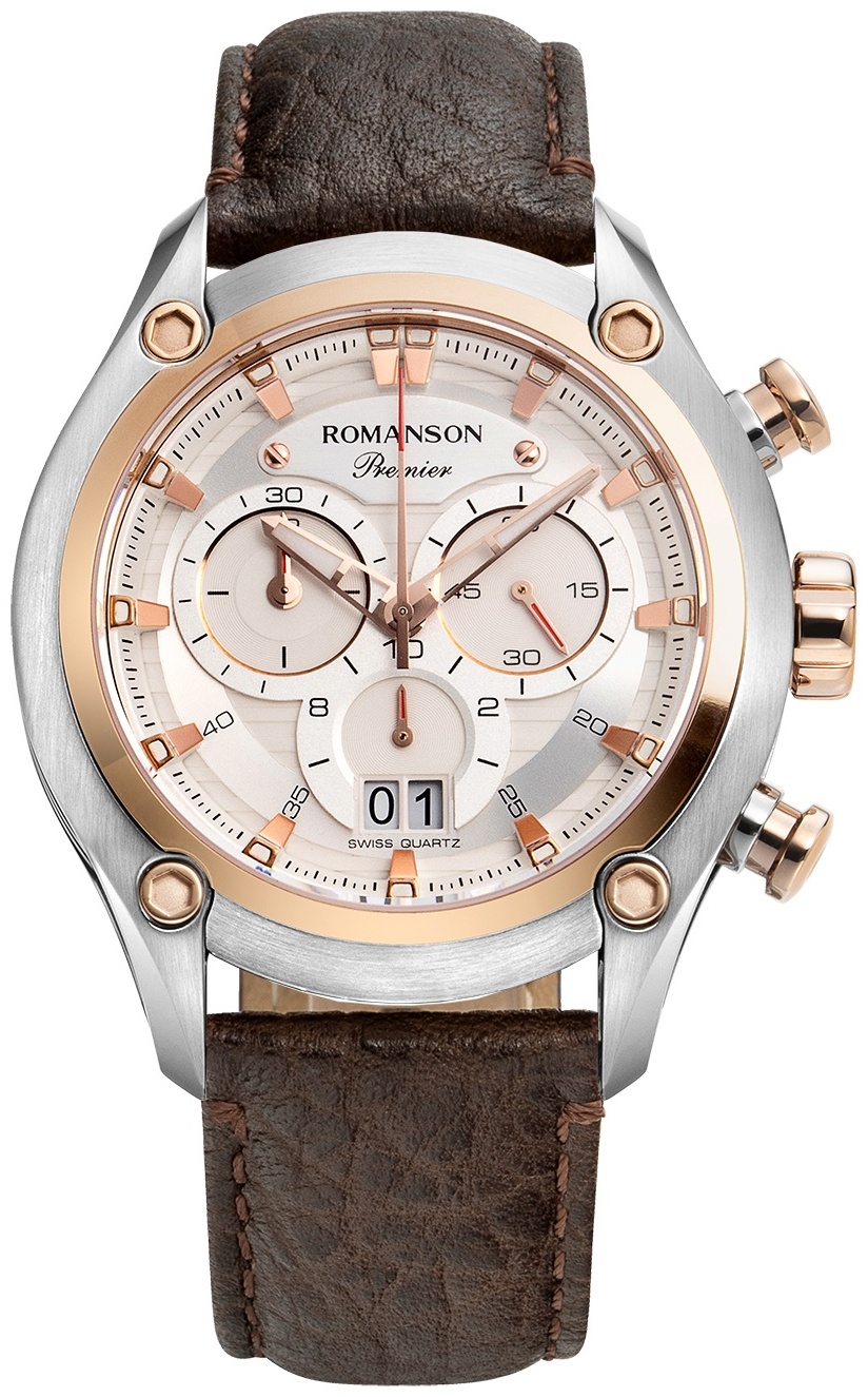 Кварцевые ROMANSON PA4258HM bronze нержавеющая сталь