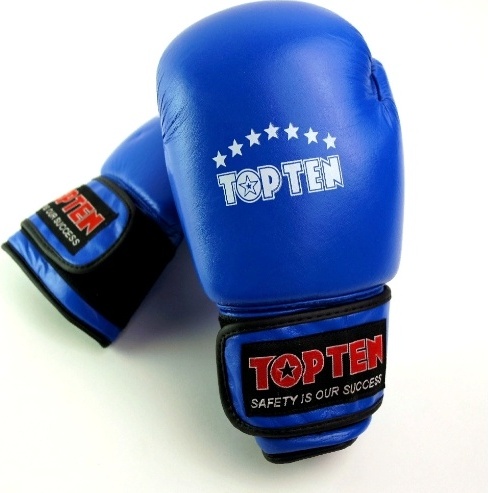 Купить Боксерские перчатки Боксерские перчатки TOP TEN 8 oz синий в ...