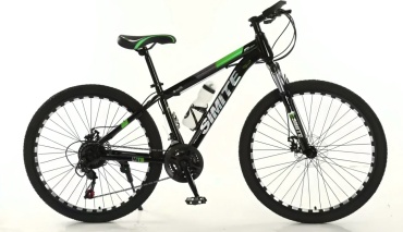 Велосипед Simite Simite Sport 2024 17 дюймов черный-зеленый