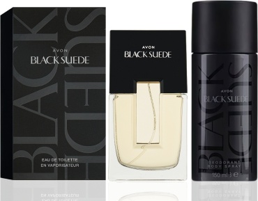Avon Black Suede парфюмерный набор 75 мл, для мужчин