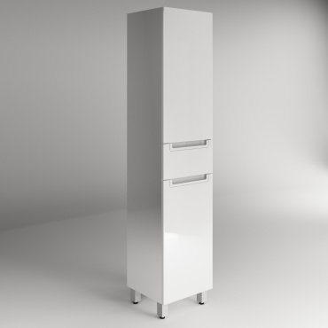 Шкаф-пенал напольный Saniteco P001-ONIX, 40x30x175 см, белый