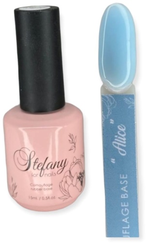 Stefany for nails базовое покрытие Camouflage rubber base Alice глянцевое 15 мл