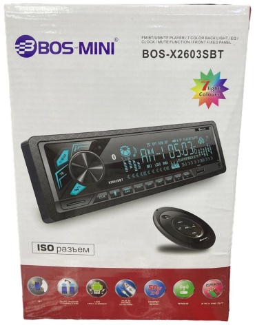 BOS-MINI BOS-MINI BOS-X2603SBT 1 DIN универсальная