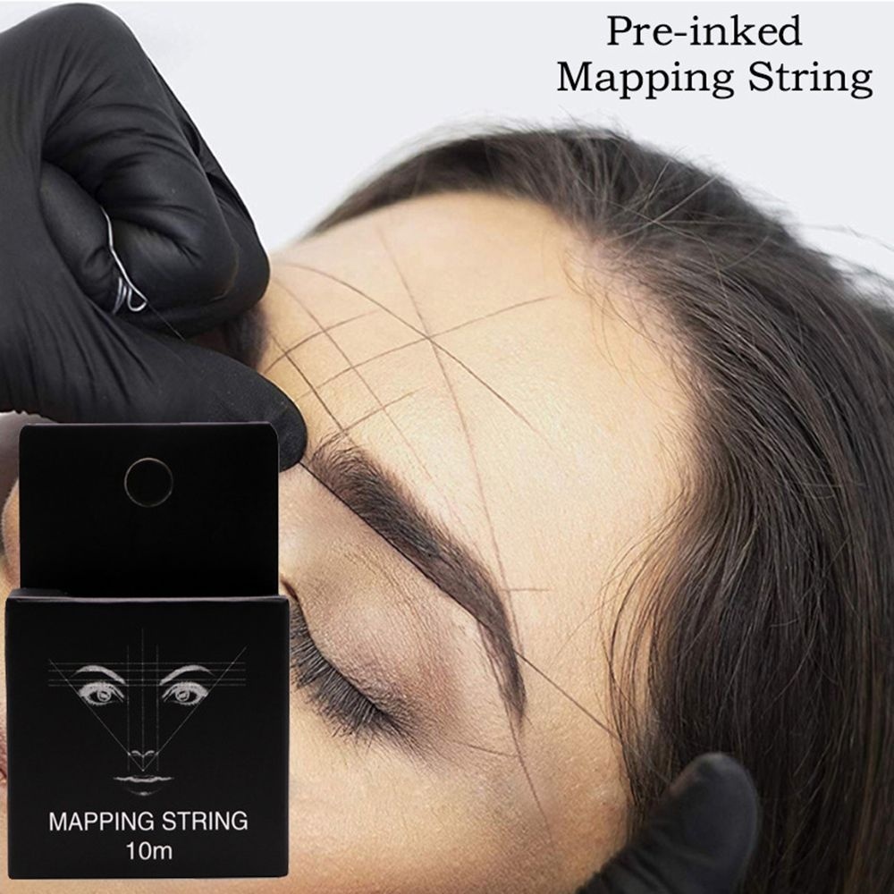 Mapping String нить для отрисовки бровей черная
