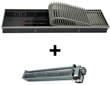 Конвектор Itermic водяной 1234, 1200х250х75 мм