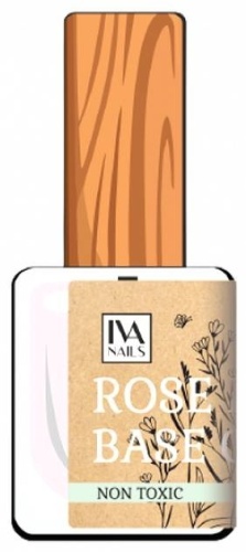 Iva nails базовое покрытие Camouflage Rubber Base Rose Milt камуфлирующее 10 мл