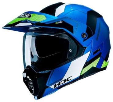 HJC C 80 Rox MC24 синий, белый, зеленый L