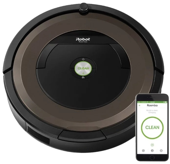 Робот-пылесос iRobot Roomba 896 черный, коричневый