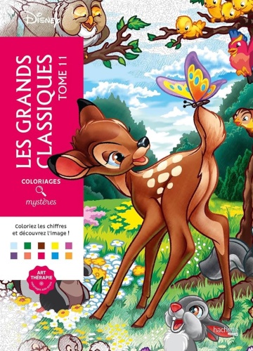 Hachette Heroes Coloriages mystères Disney - Les Grands classiques Tome 11
