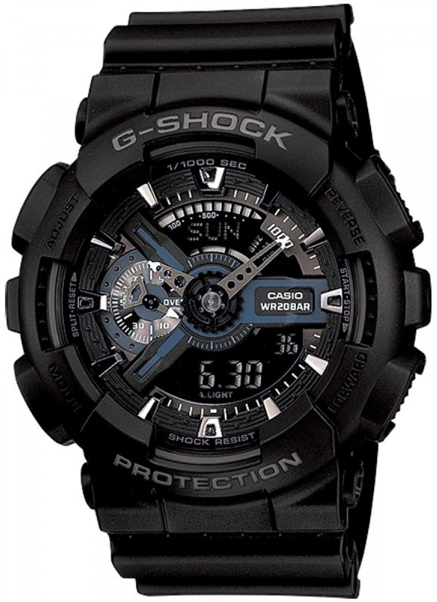 Кварцевые CASIO G-Shock GA-110-1BDR пластик