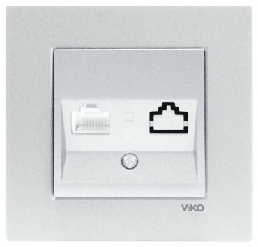 VIKO встраиваемая 93000032 NOVELLA GUMUS, компьютерный (RJ45)