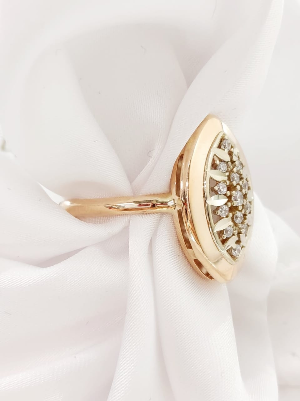 Altyn Gold AL2000487 размер 18 вес 1.44 г золото, фианит