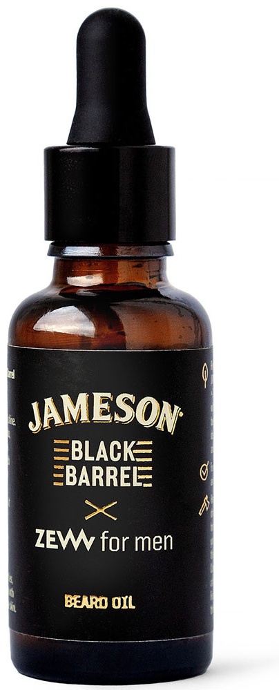 ZEW Jameson Black Barrel Beard Oil масло для бороды 30 мл