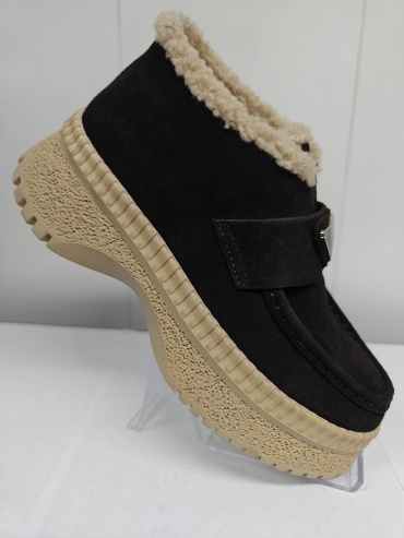 Полуботинки QuQi Shoes коричневый