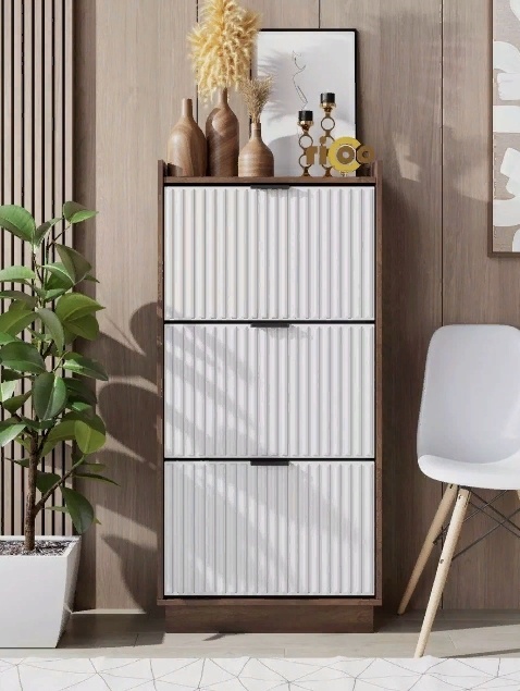 Купить Обувница Ricoo , 59x25x124 см, белый в Алматы – Магазин на Kaspi.kz