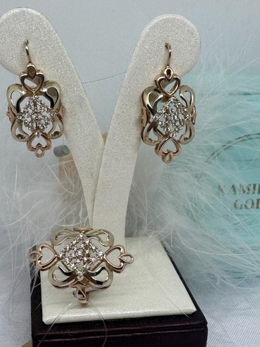 KAMILLLA GOLD 8542245433 вес 10.31 г золото, фианит