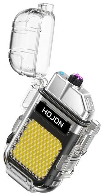 Электронная зажигалка Hojon, пластик, поликарбонат